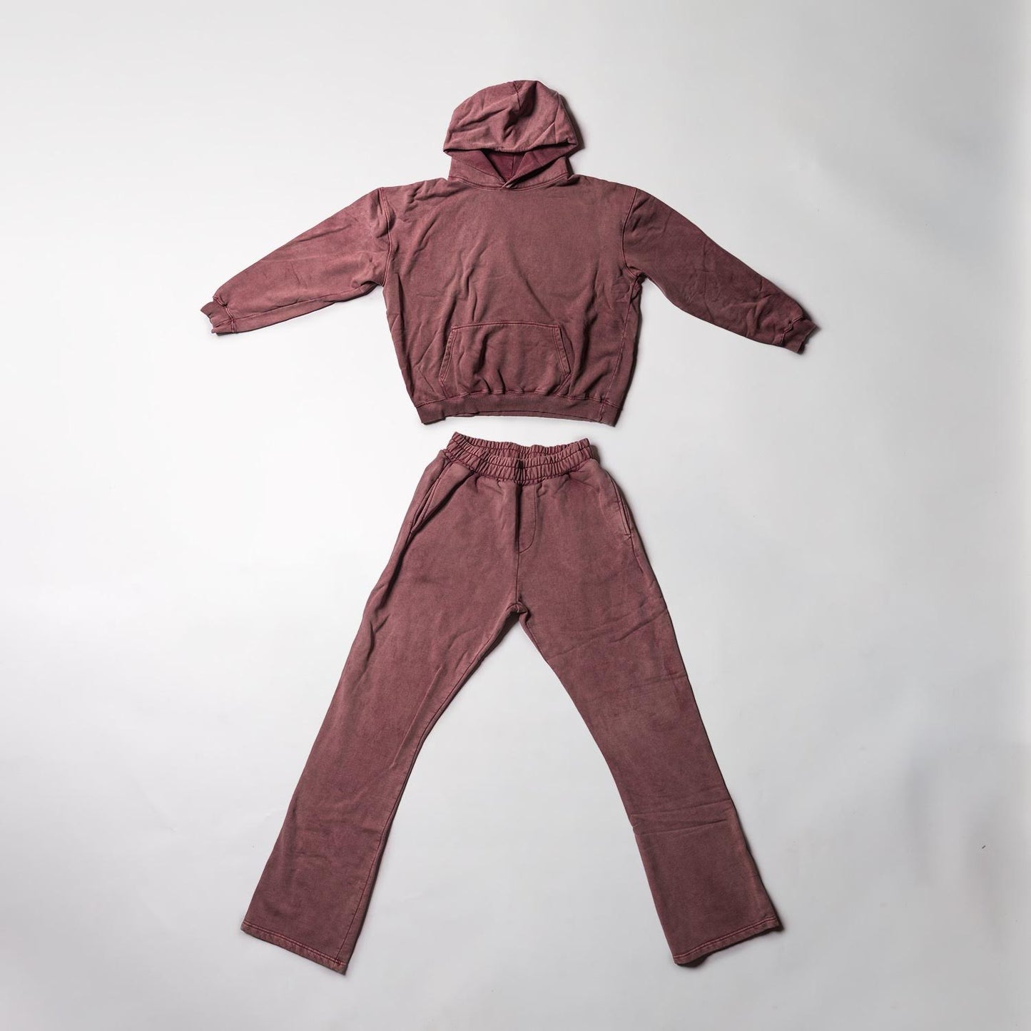 Mauve Acid Wash Set 2XL