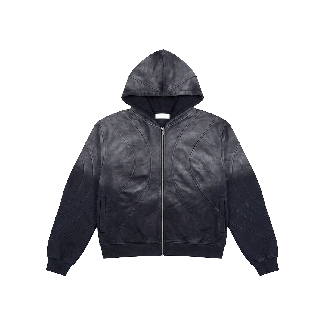 Panel Zip Hoodie