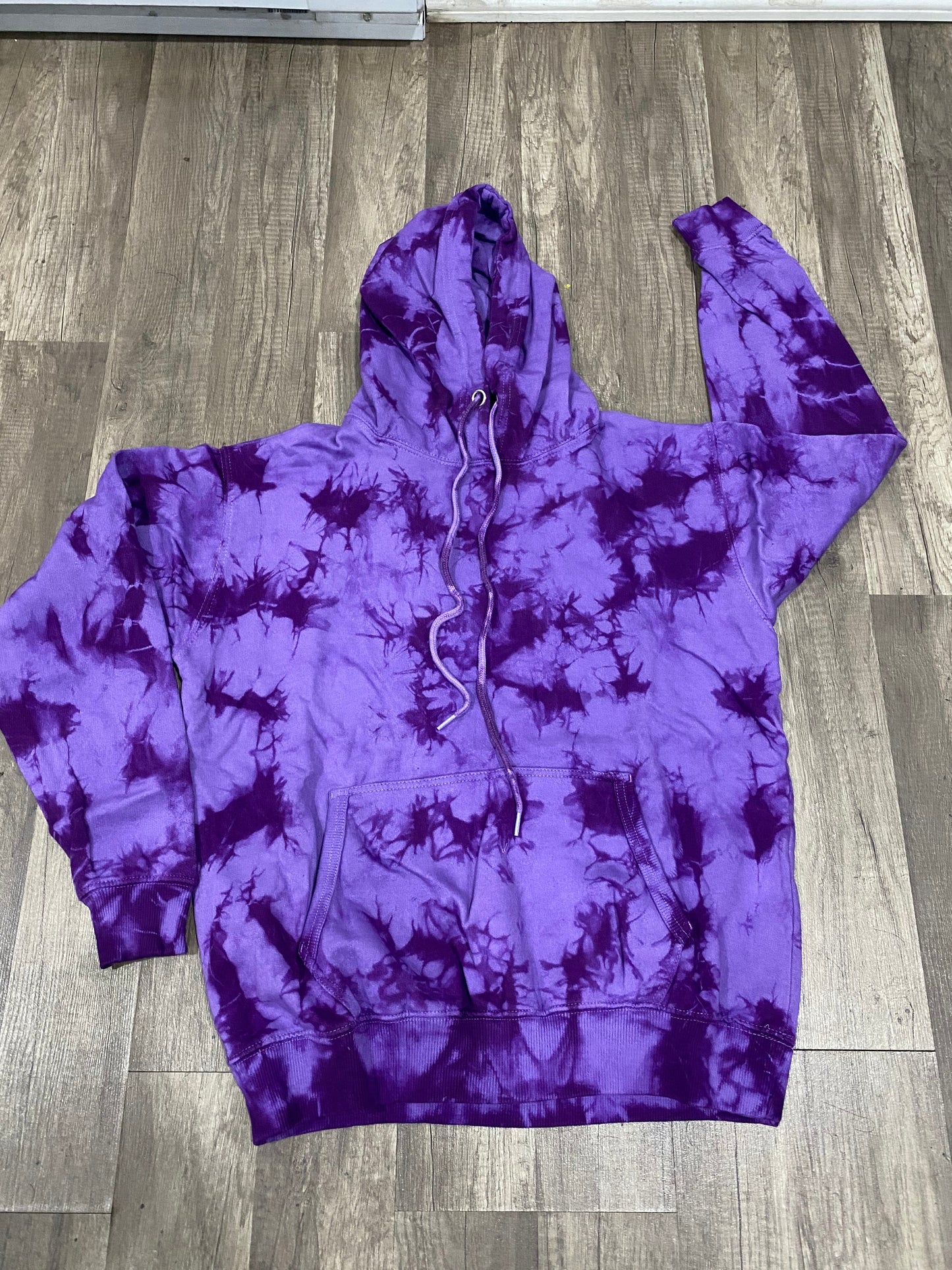 Purple splash Dye Hoodie