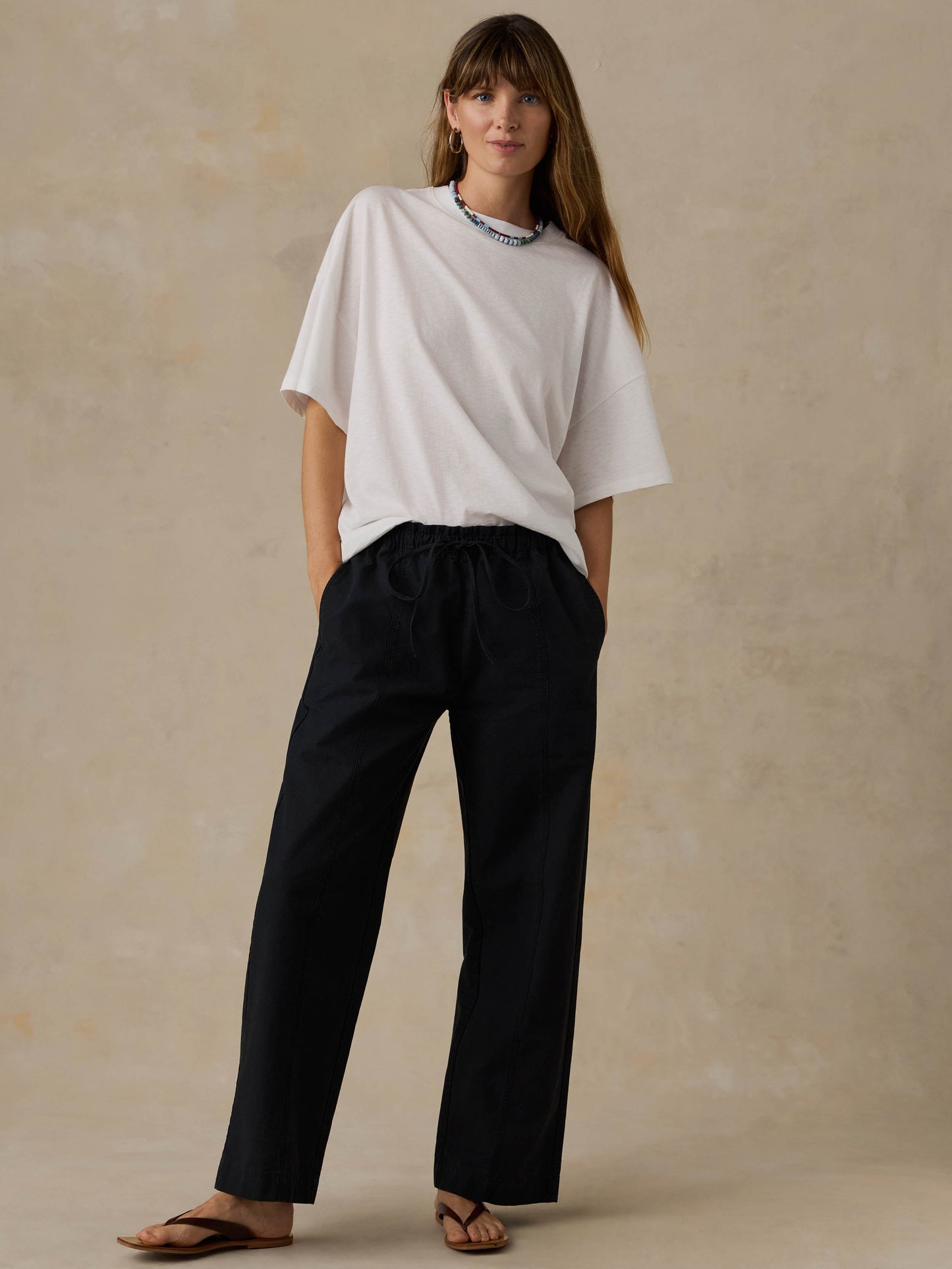 Sunwashed Boyfriend Tee - White