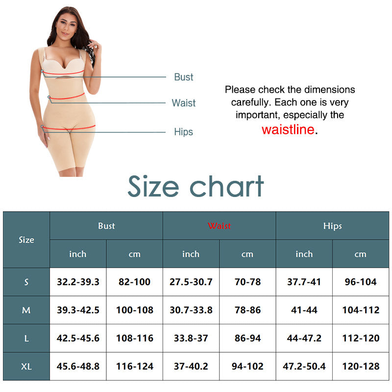 Body Shaper Tummy Control Bodysuit Butt Lifter Trainer Plus Size Fashion Slim