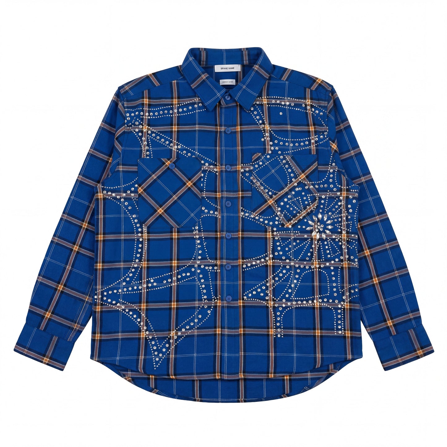 Rhinestone Flannel Tees