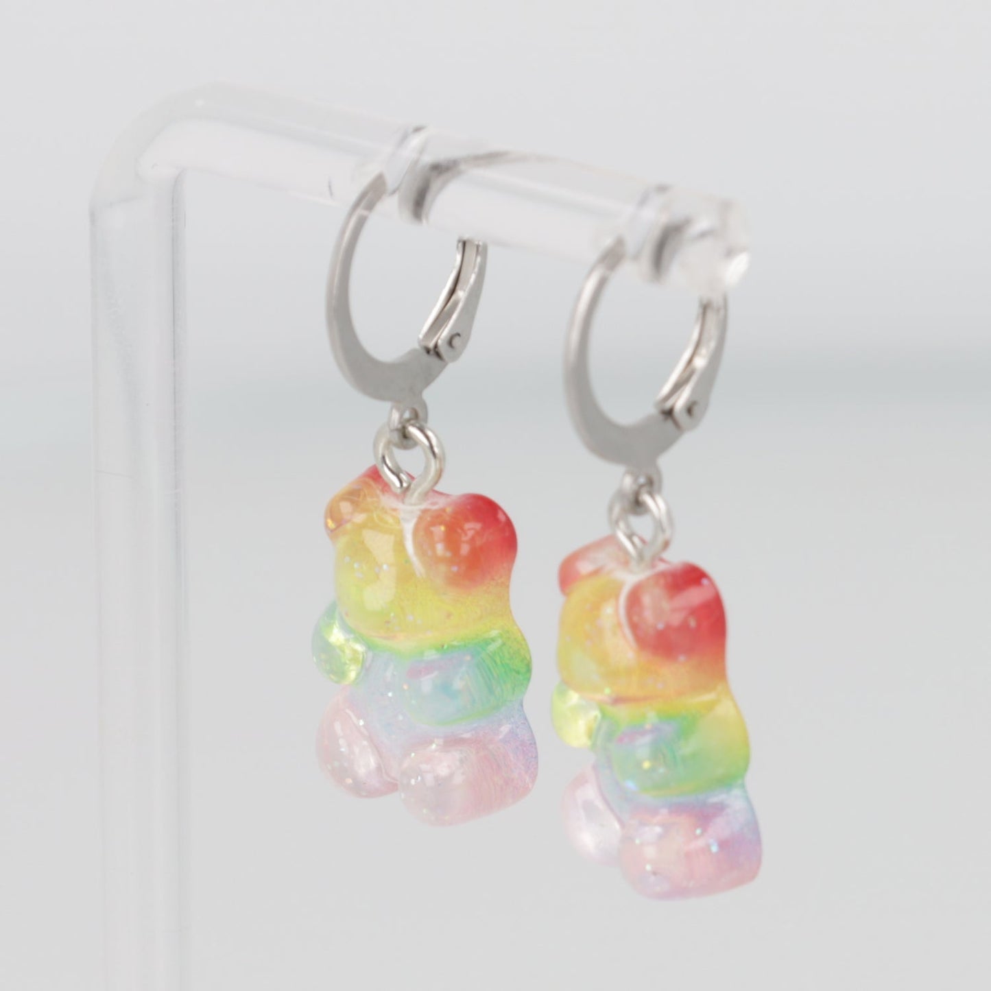 Rainbow Gummy Bear Earrings