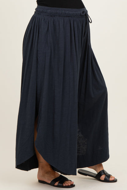 Ash Tulip Hem Super Wide Leg Maternity Pants