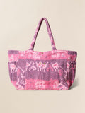 Artisan Oversized Beach Tote - Sunrise Orchid