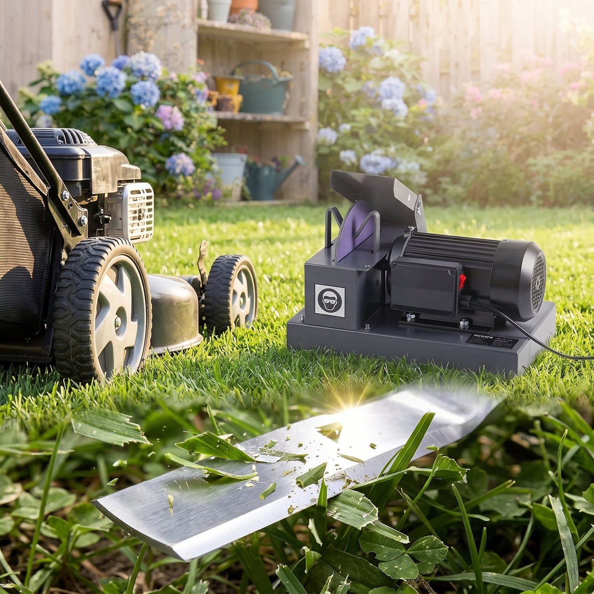 Mower Blade Grinding Tool for Lawn Care