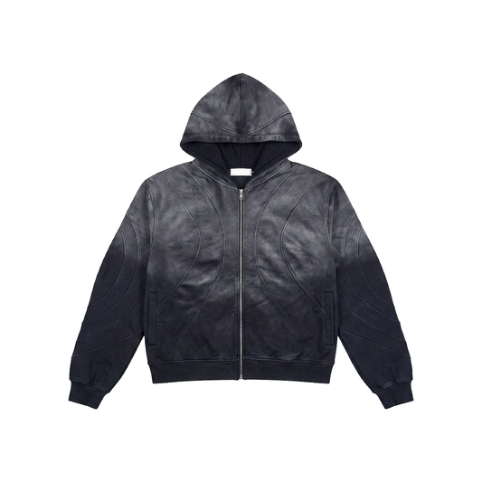 Panel Zip Hoodie