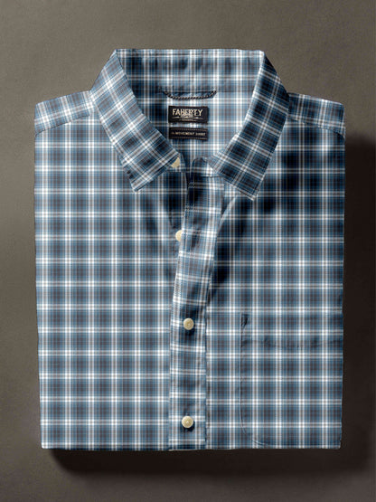 The Movement™ Shirt - Azure Night Plaid