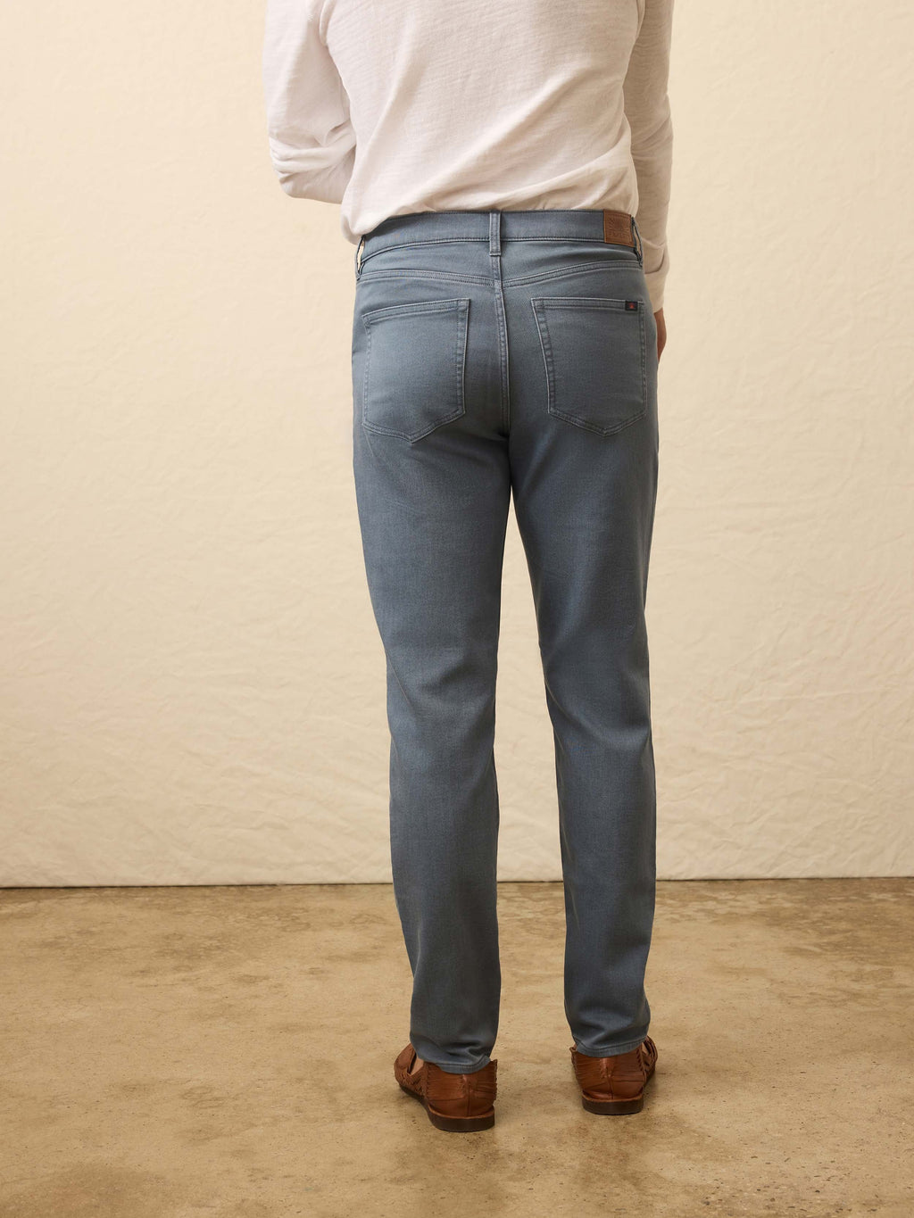 Stretch Terry 5-Pocket Pant - Rocky Blue