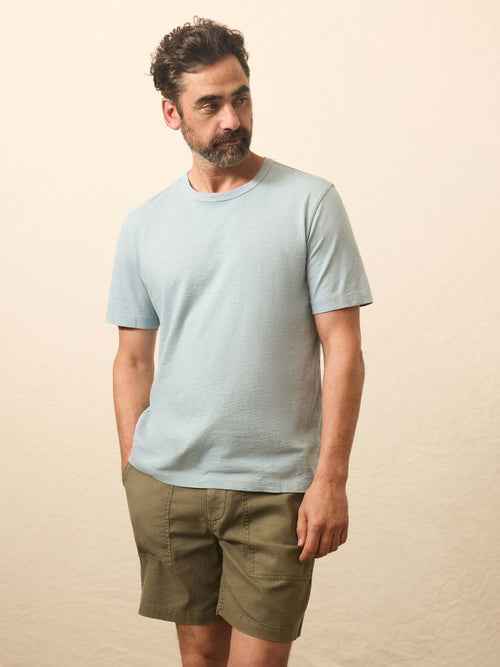 Sunwashed Regenerative Tee - Hull Teal