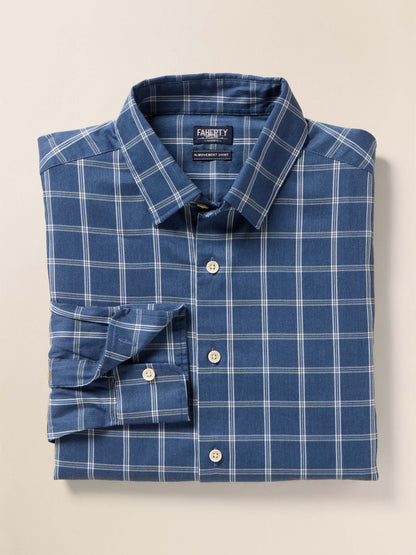 Movement™ Monterey Shirt - Midnight Cloud Plaid