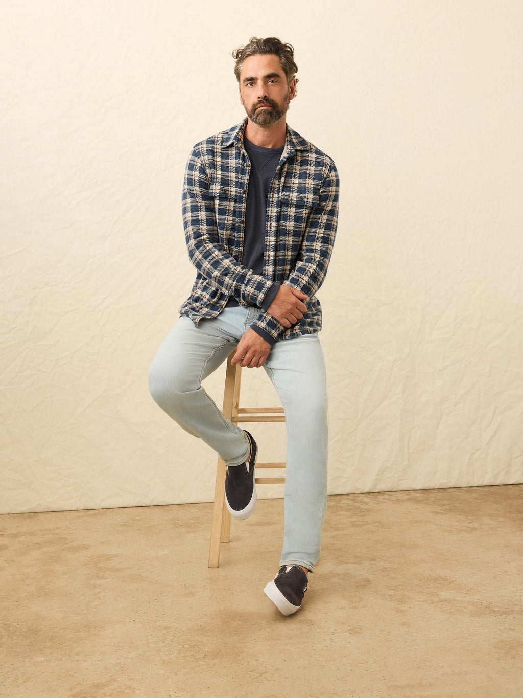 Legend™ Sweater Shirt - Golden Lake Plaid