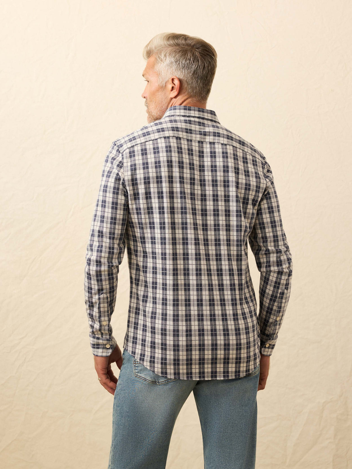 Coastline Knit Shirt - Royal Canyon Plaid