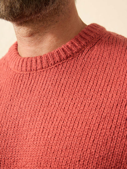Heirloom Crewneck Sweater - Eclipse Red