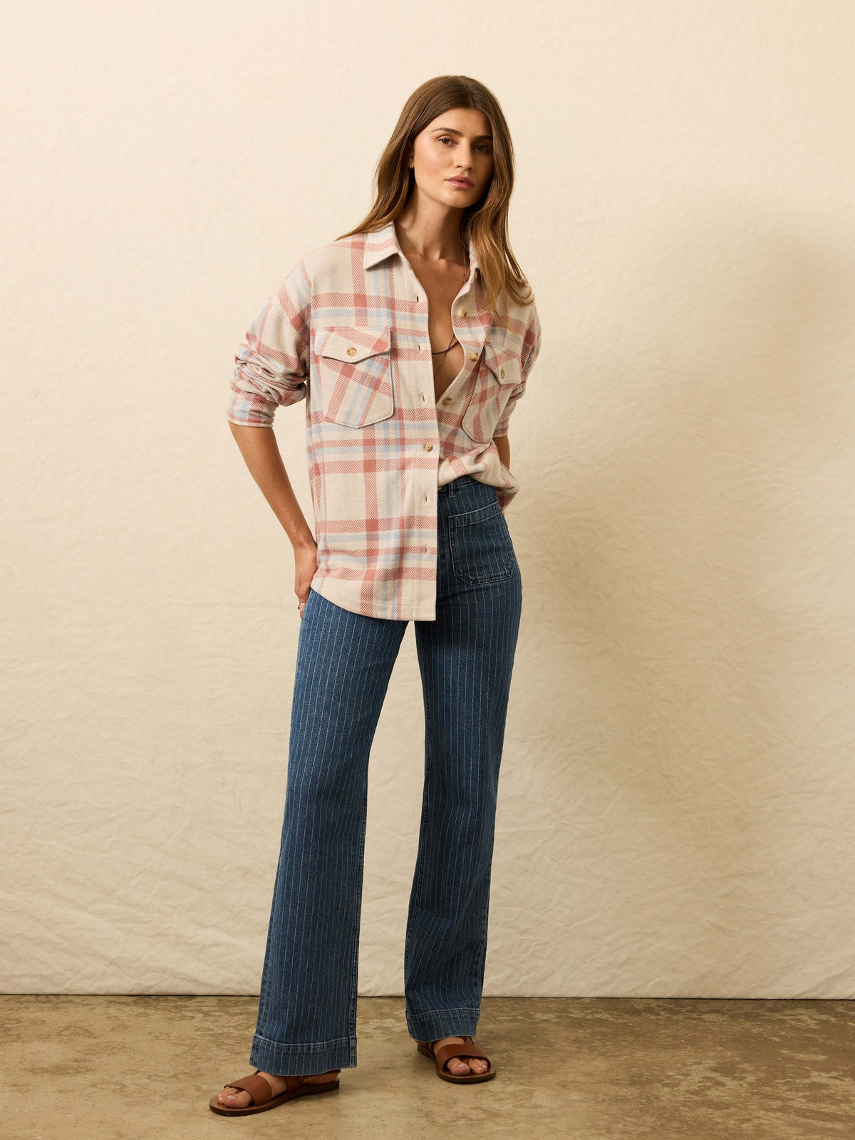 Legend™ Sweater Overshirt - Lakeside Plaid