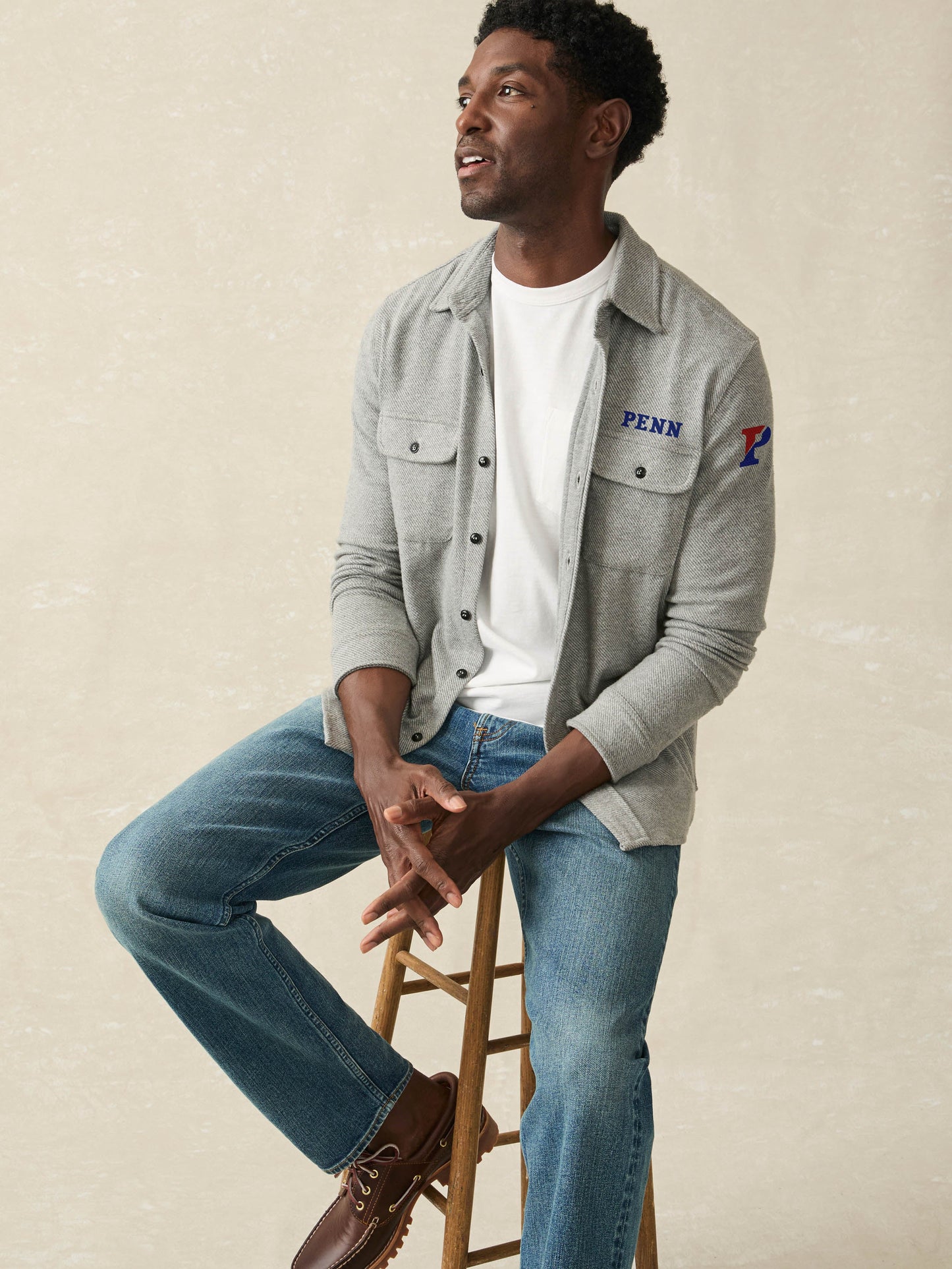 University of Pennsylvania Legend™ Sweater Shirt - Fossil Grey Twill
