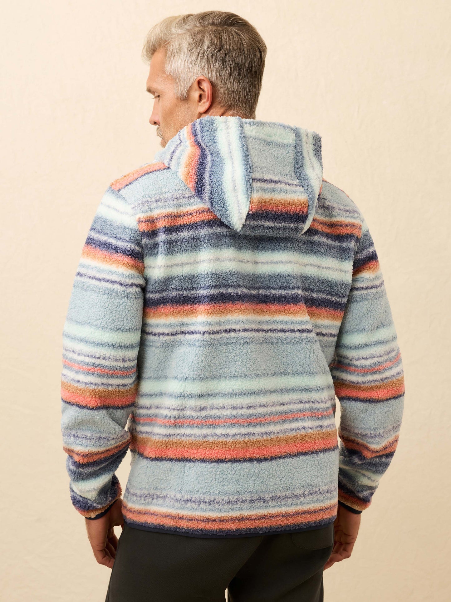 High Pile Fleece Hoodie - Island Sunrise