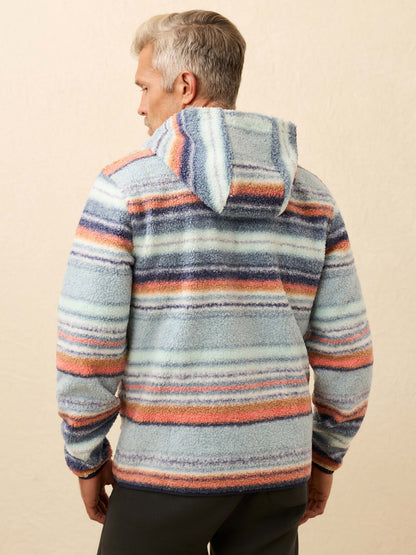 High Pile Fleece Hoodie - Island Sunrise