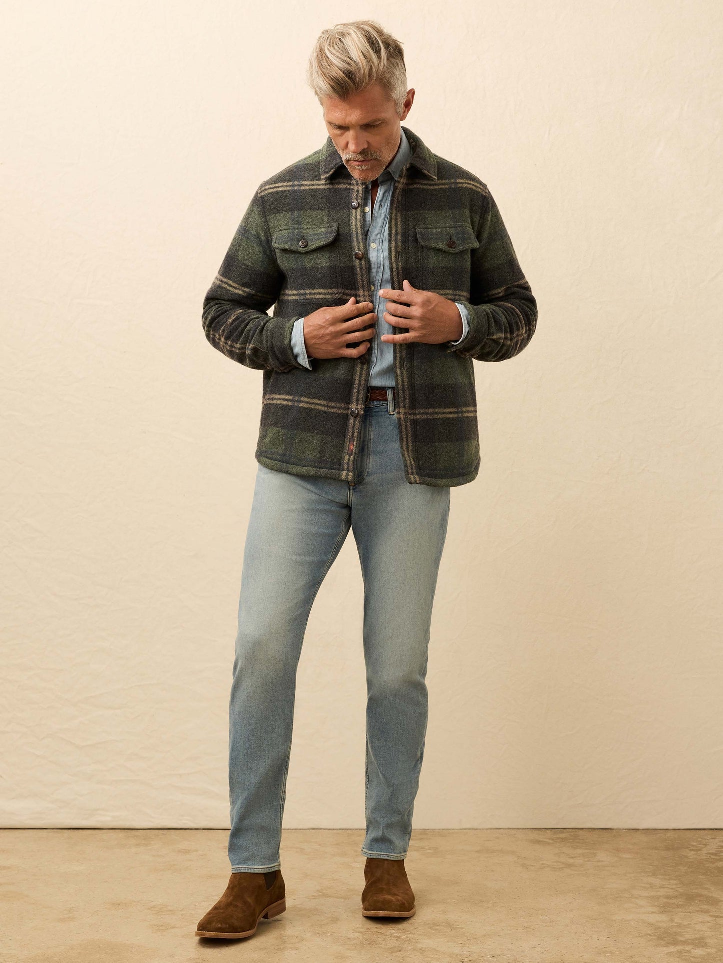 Range Fleece Lined CPO - Forest Point Plaid