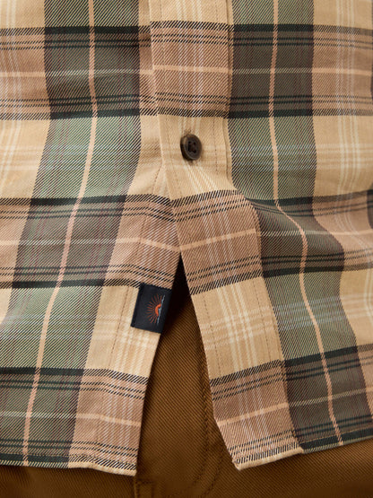 Soft Twill Movement™ Shirt - Olive Sands Plaid