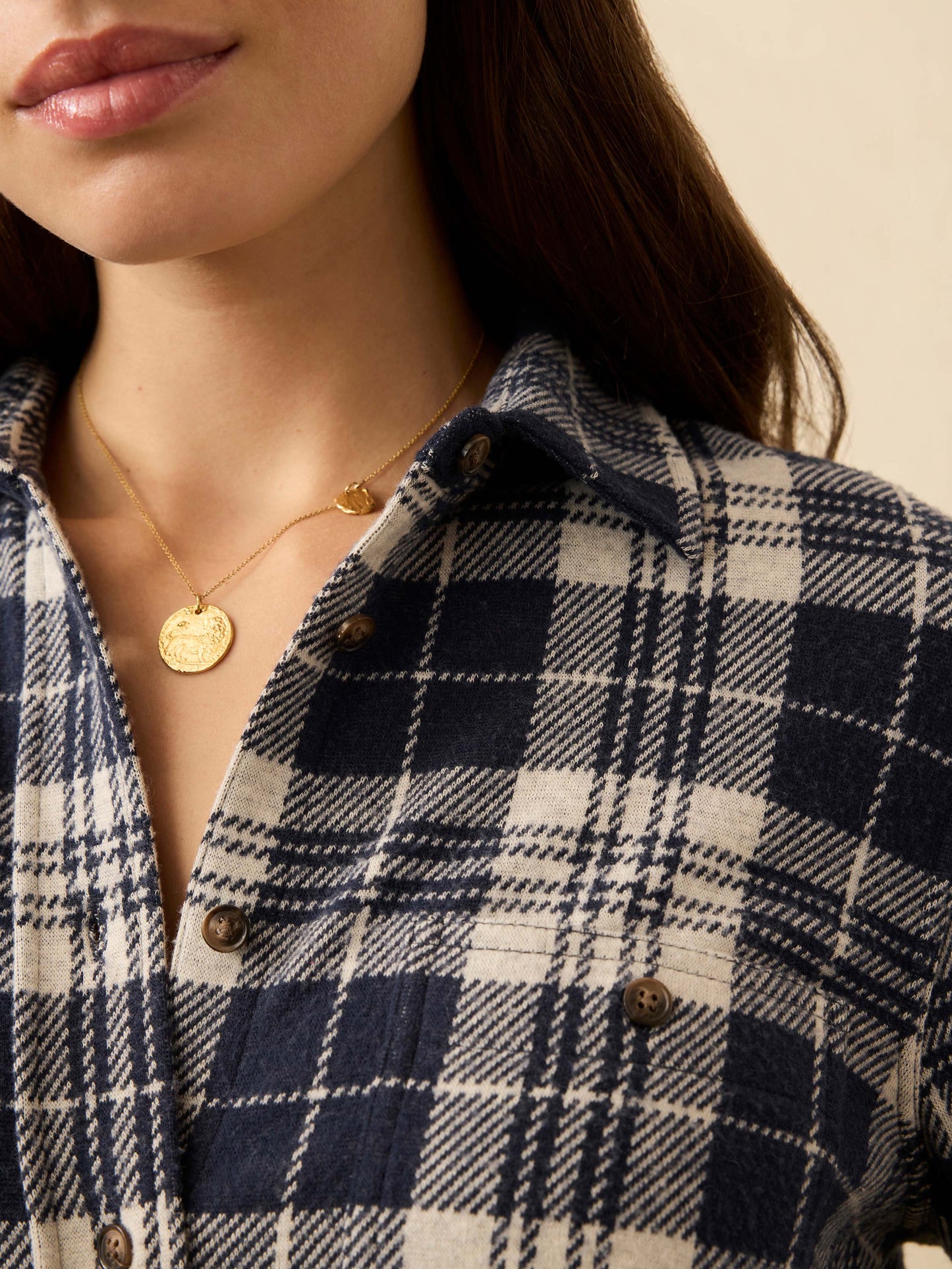 Legend™ Sweater Shirt - Sapphire Lake Plaid