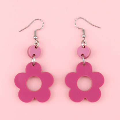 Rose Flower Power Earrings