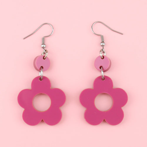 Rose Flower Power Earrings