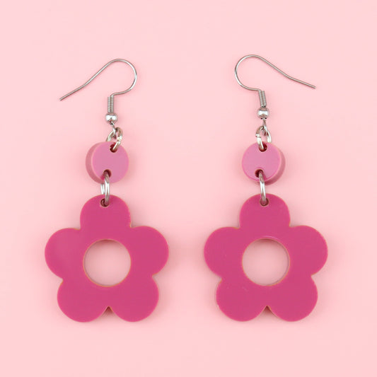 Rose Flower Power Earrings