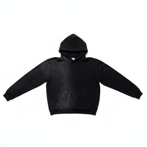 Blackout Distressed Hoodie