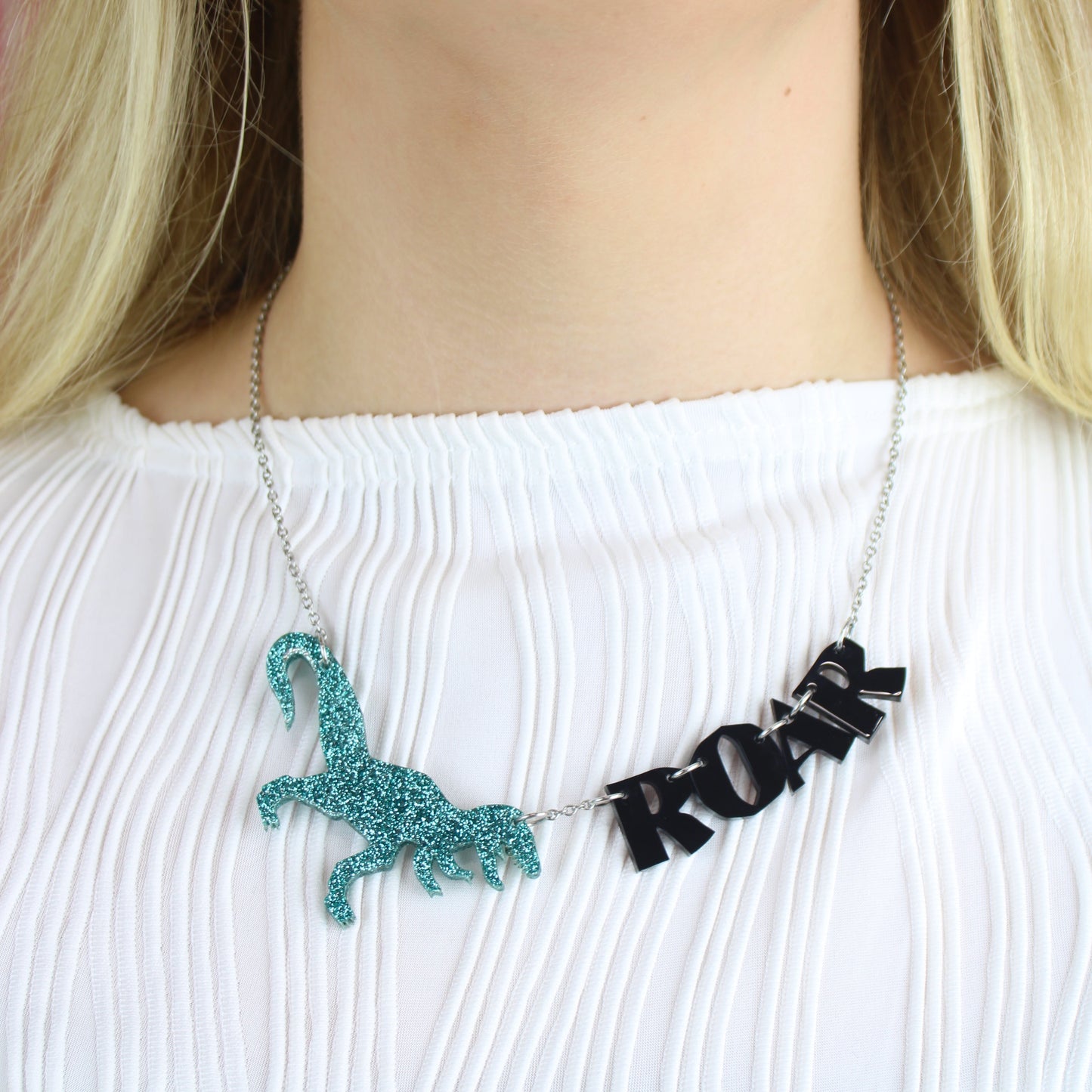 Roar Dinosaur Necklace