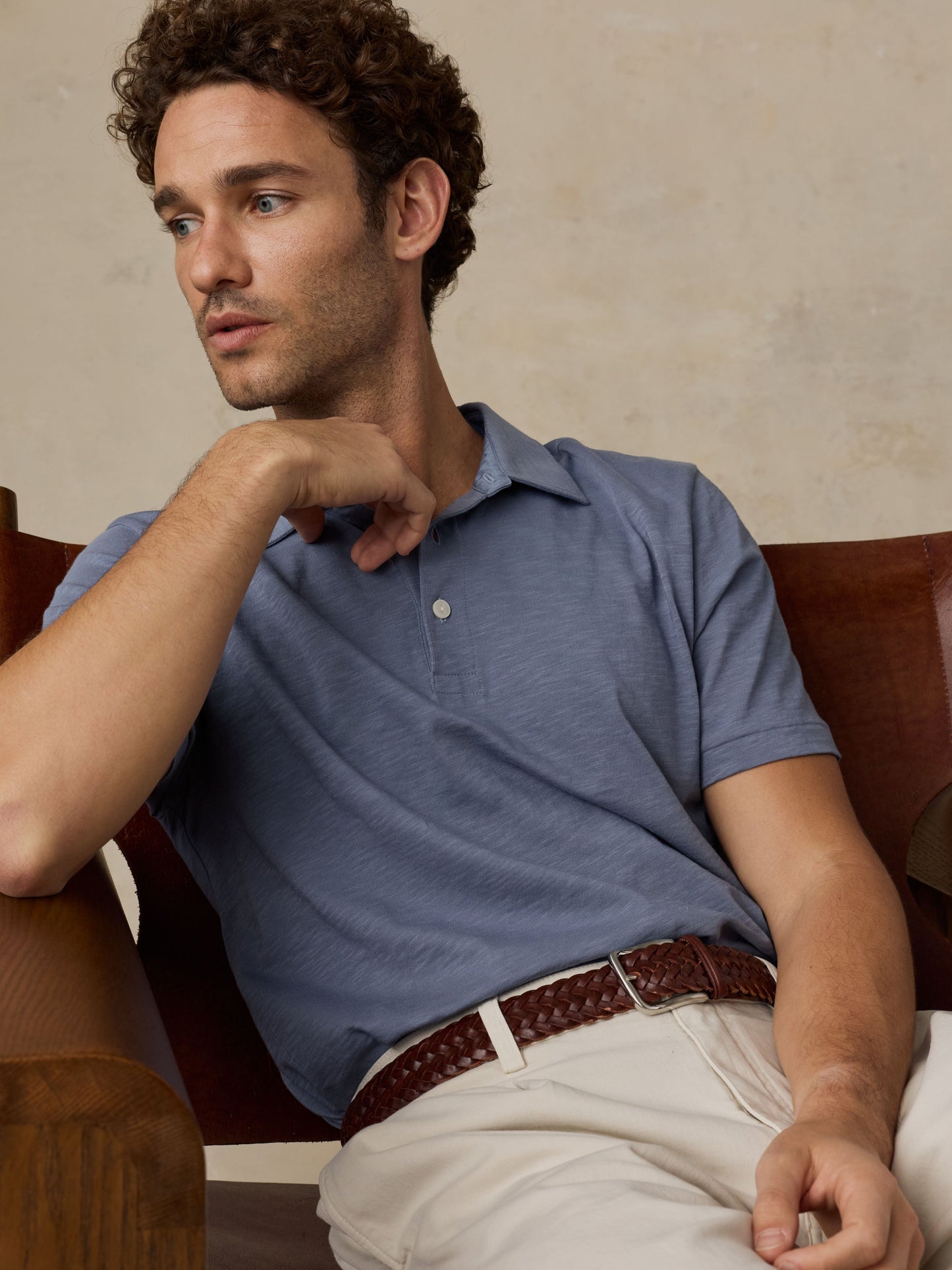 Sunwashed T-Shirt Polo - Flint