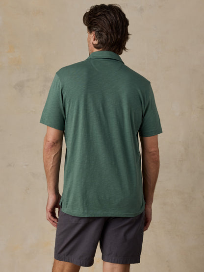 Sunwashed T-Shirt Polo - Island Spruce