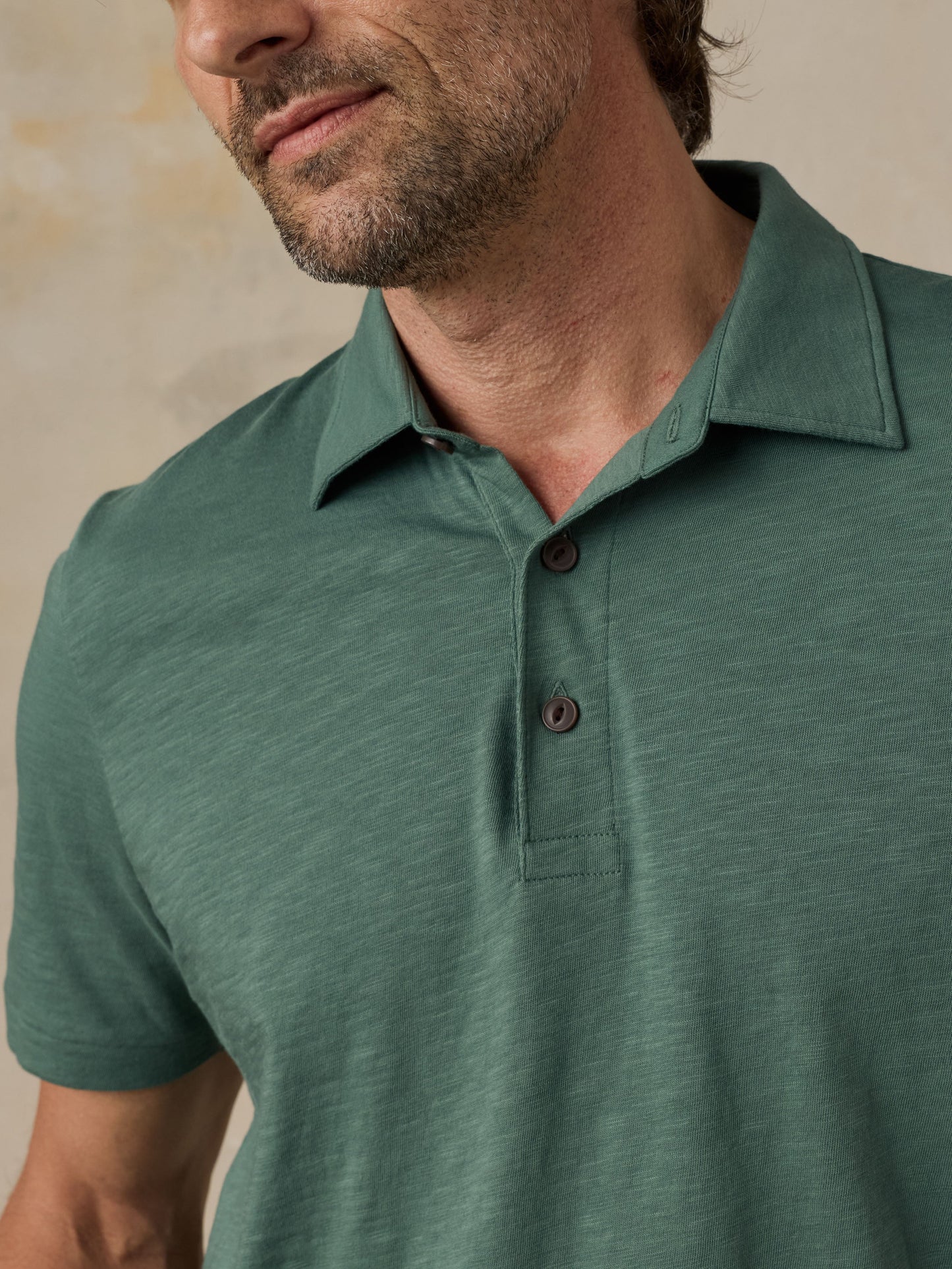 Sunwashed T-Shirt Polo - Island Spruce