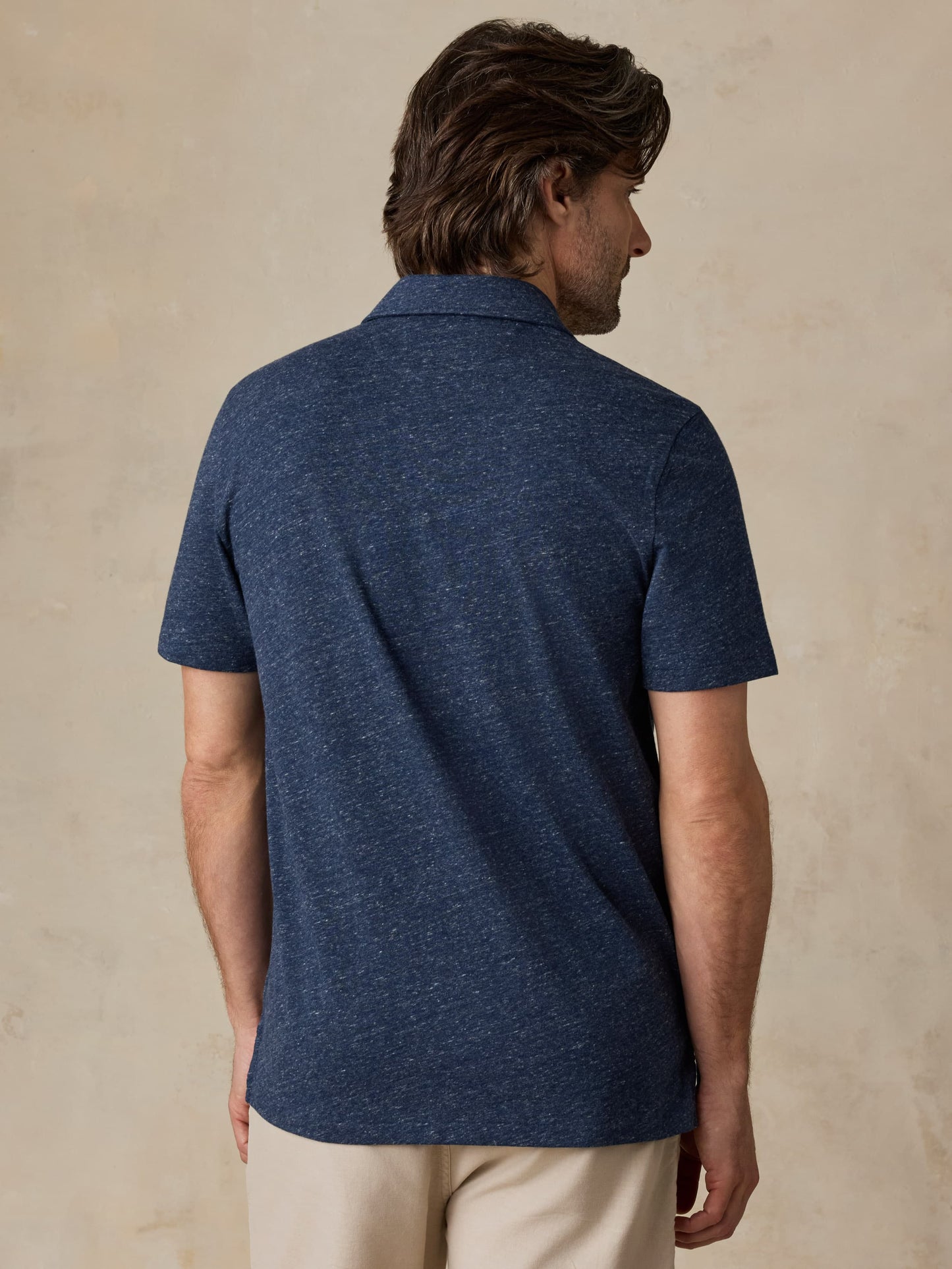 Short-Sleeve Breeze Polo - Midnight Skies Heather