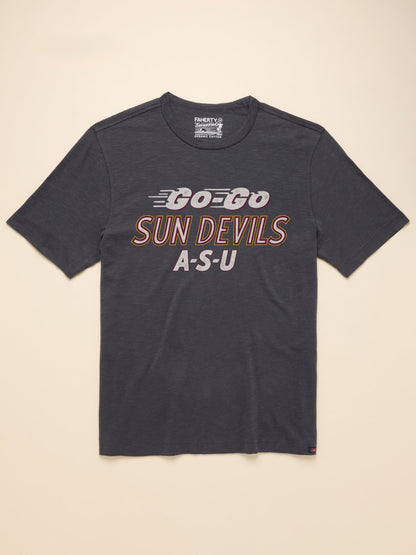 Arizona State University Sunwashed Tee - Graphite