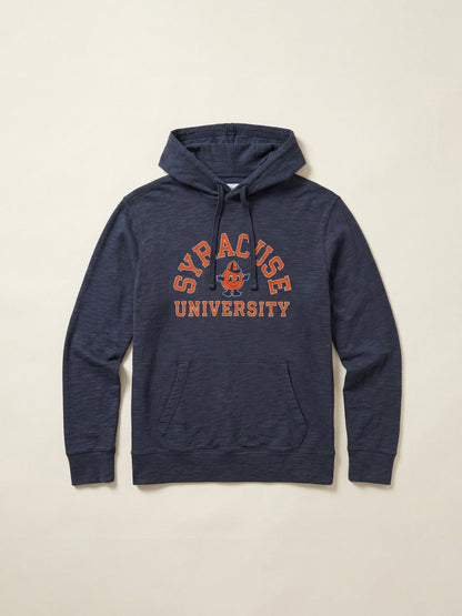 Syracuse University Sunwashed Slub Hoodie - Blue Nights
