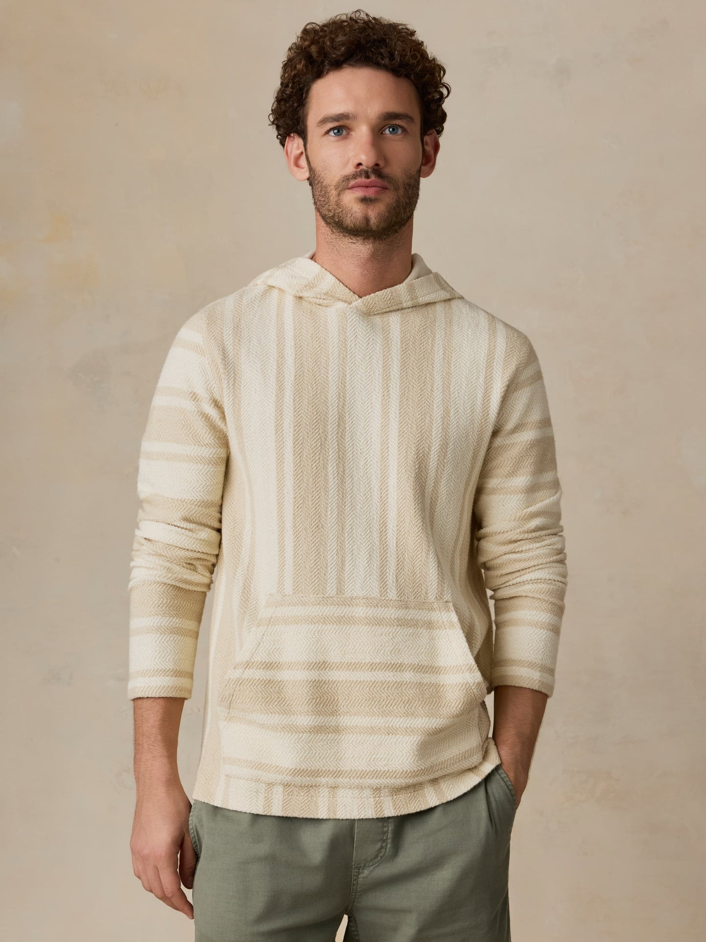 Whitewater Hoodie - Ivory Desert Stripe