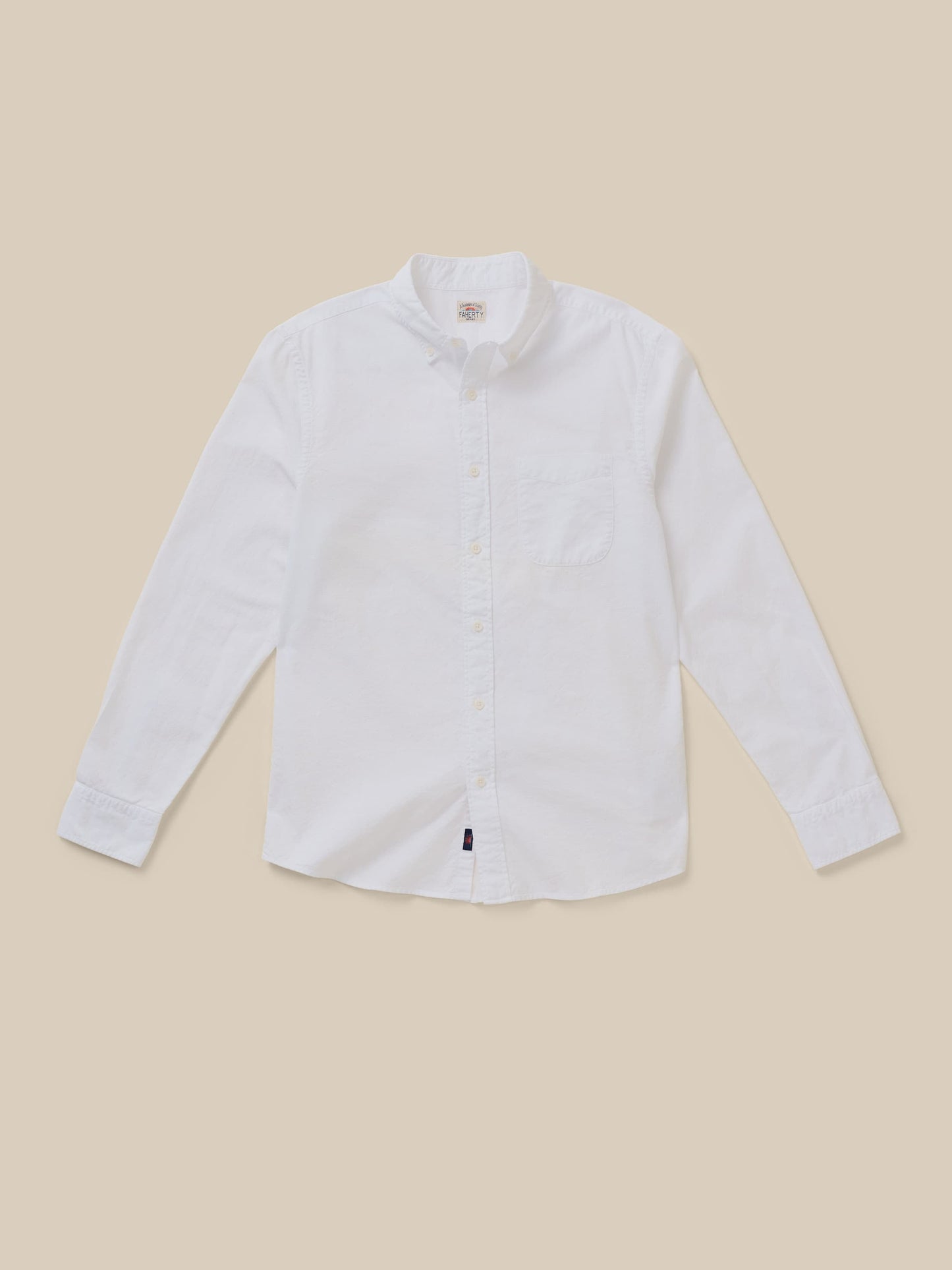 Laundered Oxford Shirt - Pure White