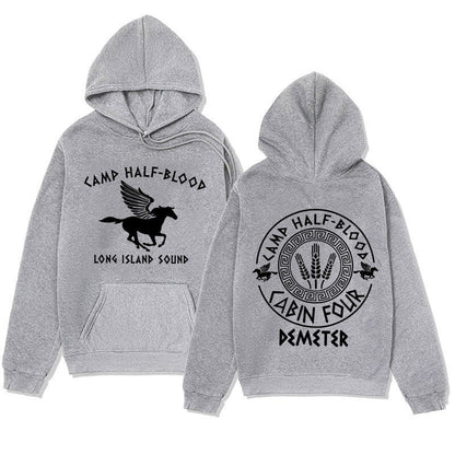 Camp Half Blood Graphics Hoodies Percy Jackson Long Island