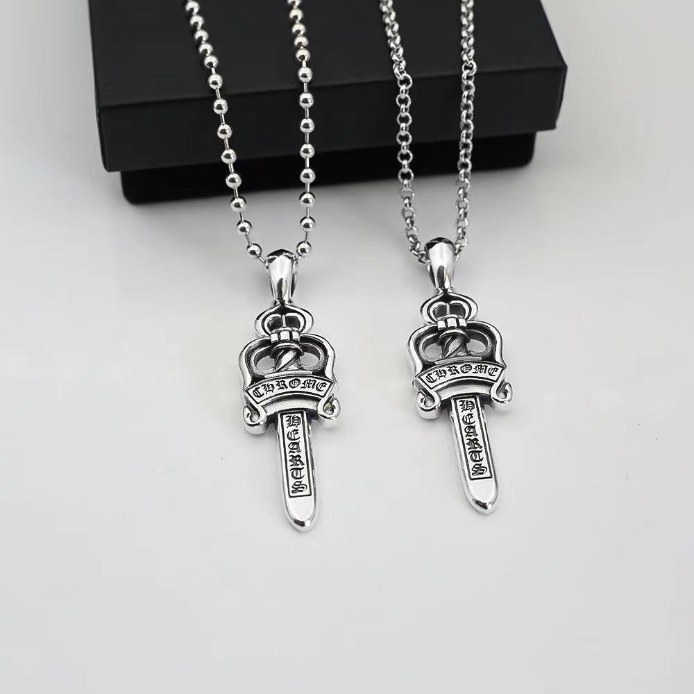 Chrome Hearts Necklace Cross Necklace Vintage Men's and Women's