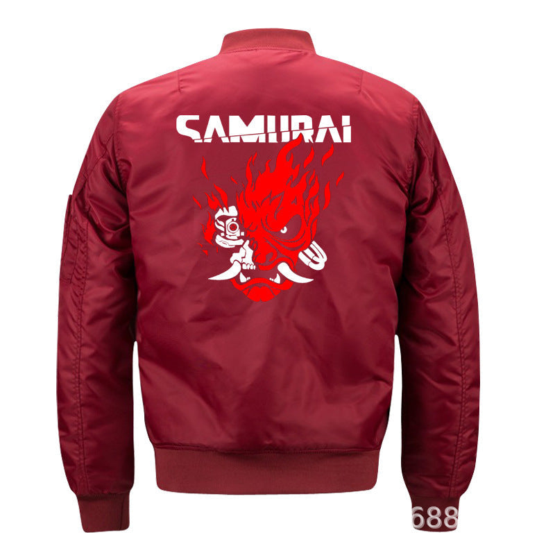 Cyberpunk 2077 Jacket Cyberpunk Sweater Pilot Jacket