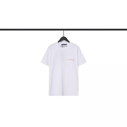 CHH Chrome Heart T Shirts Croix Cross Cotton Crew Neck Short Sleeve T-Shirt