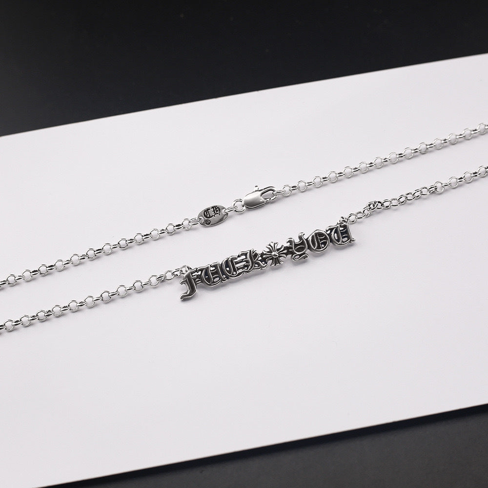 Chrome Hearts Necklace Vintage Male and Female Collarbone Chains