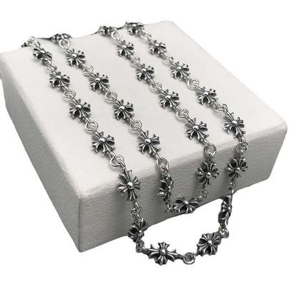 Chrome Hearts Necklace Vintage Men's and Women's Cross Necklace