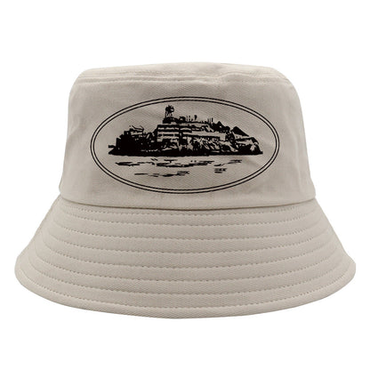 Corteiz Hat bucket hat casual print summer outdoor casual sun hat