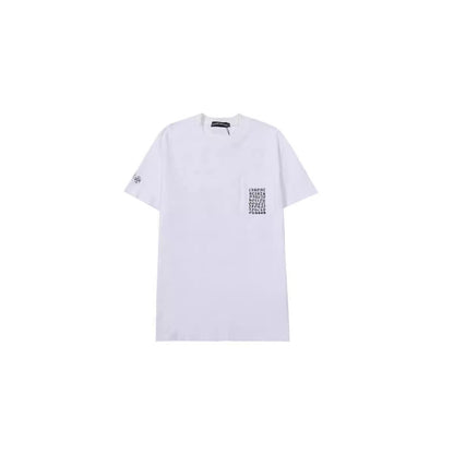 CHH Chrome Heart T Shirts T-Shirts Trendy logo print crew neck short sleeves