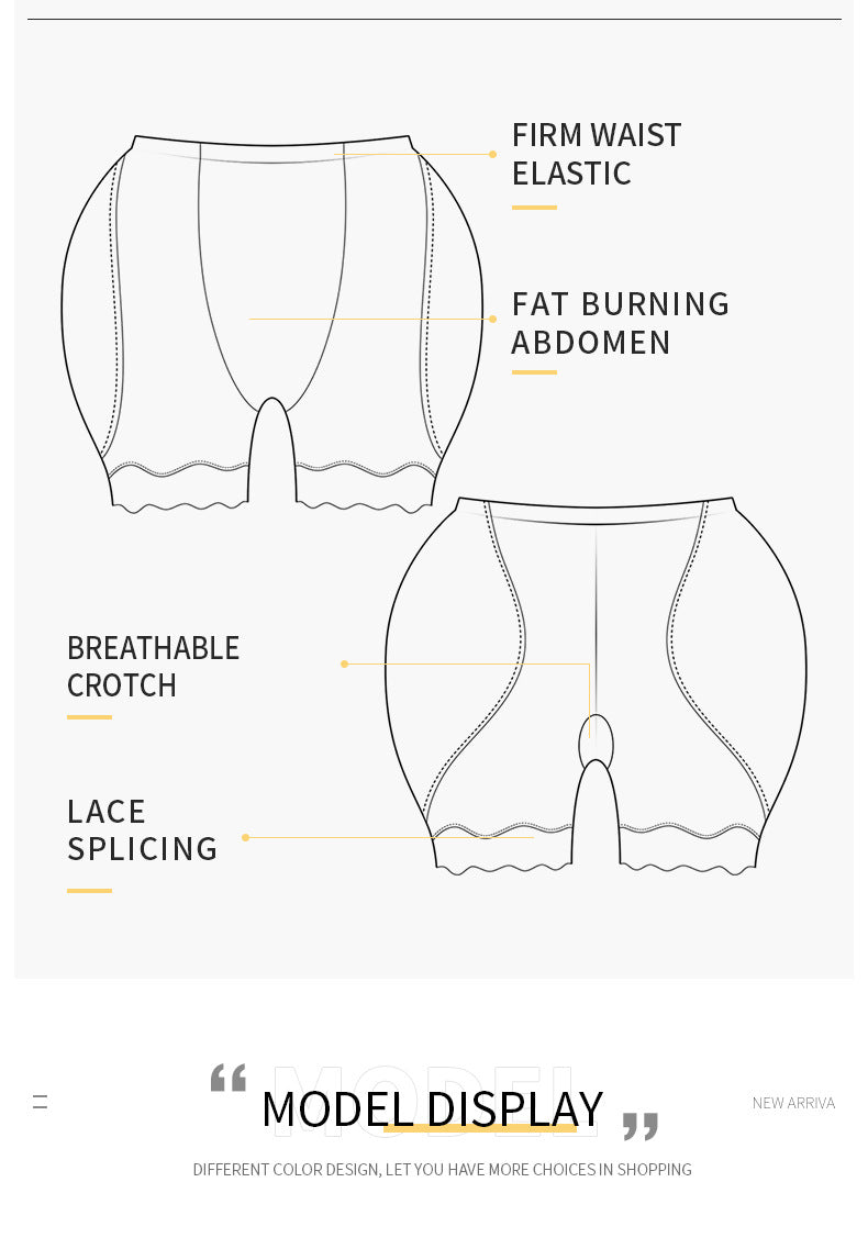 Butt lifter panty low waist hip enlargement