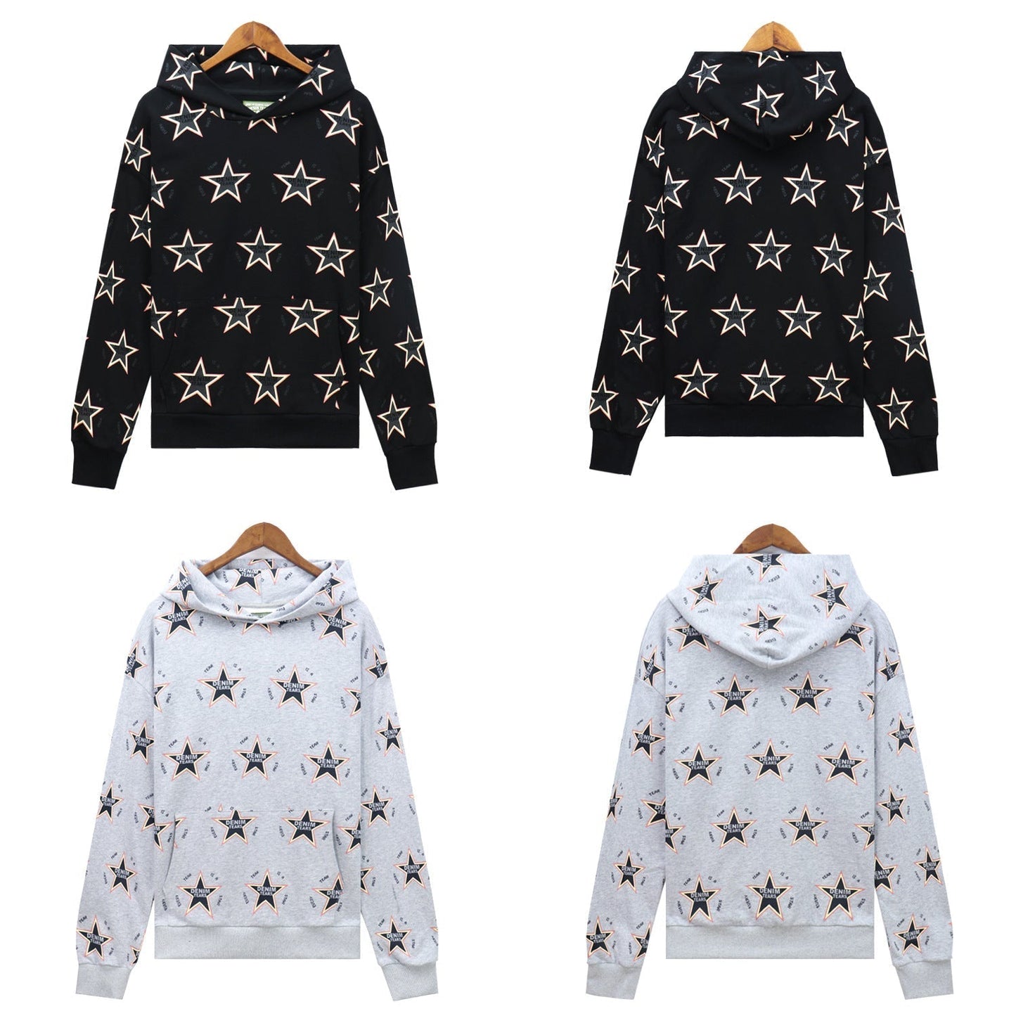 Denim Tears Outfit:Hoodie/Sweatpants (Separate Purchase Options) D.T Kapok Hooded Sweater Trousers Sports Suit
