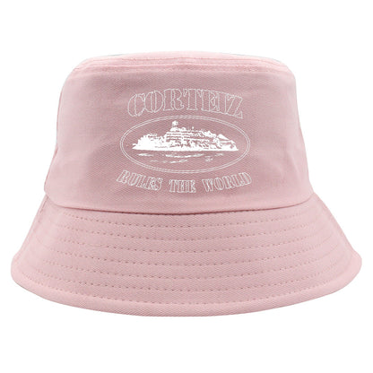 Corteiz Hat bucket hat casual print summer outdoor casual sun hat