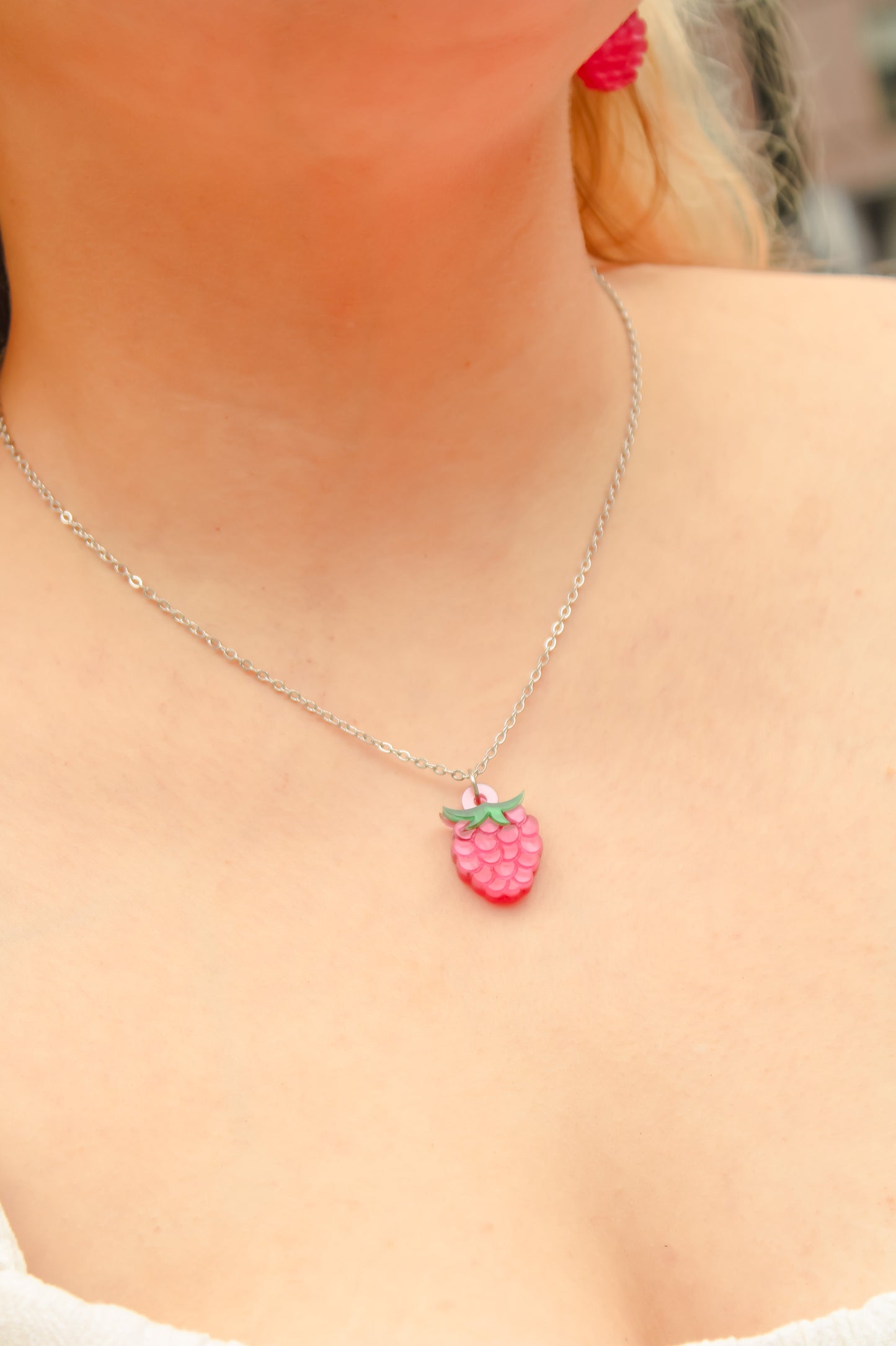 Raspberry Necklace